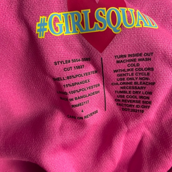 Girlsquad Unicorn Swimsuit One Piece Sz 4 - Picture 5 of 5